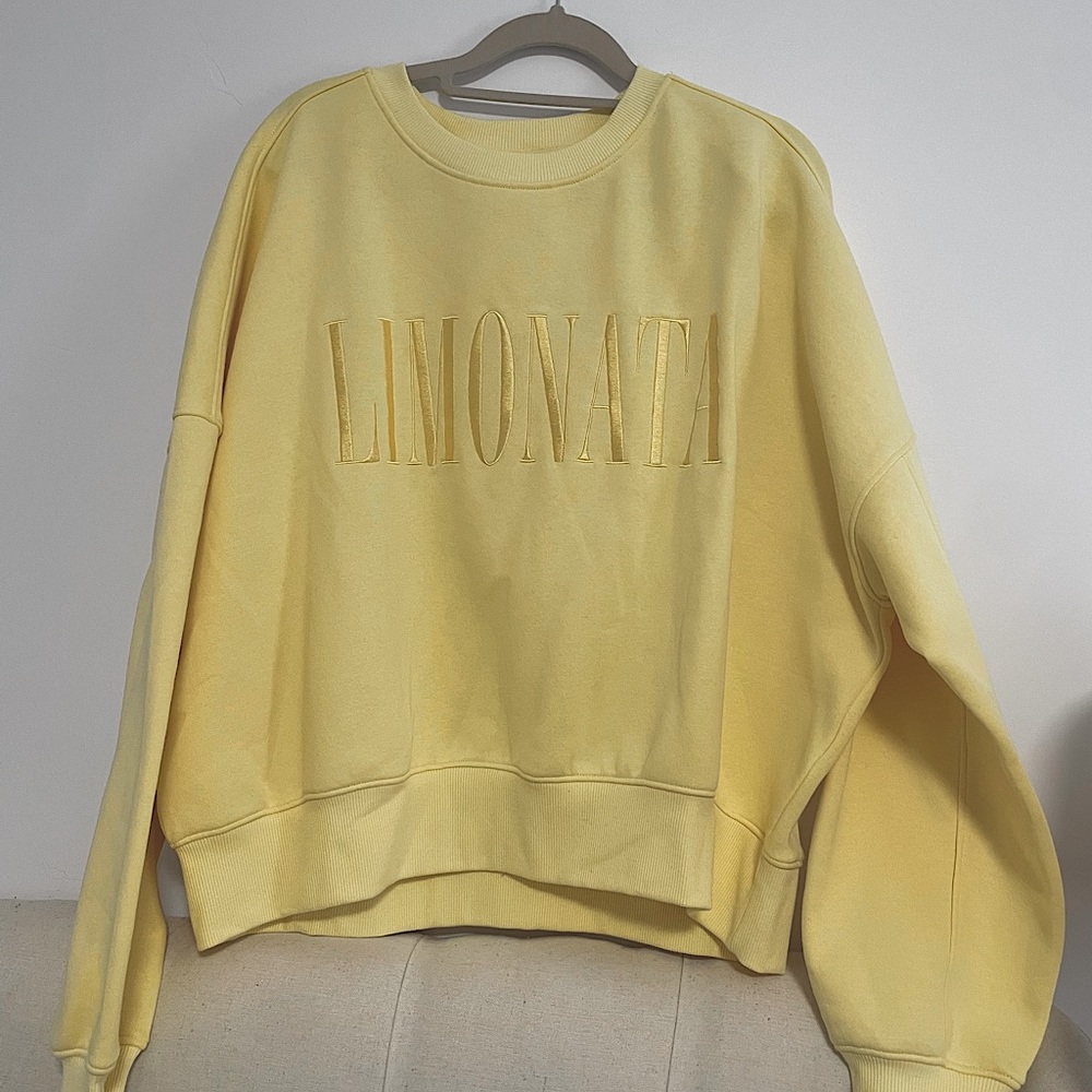 Limonata yellow french sweatshirt
